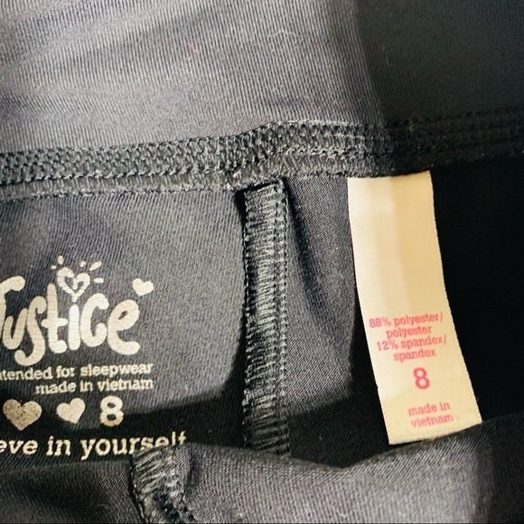 Justice girls 8Y leggings - Picture 2 of 2